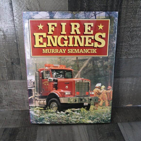 Fire Engines by Murray Semancik 1992 Hardcover Book - Picture 1 of 7